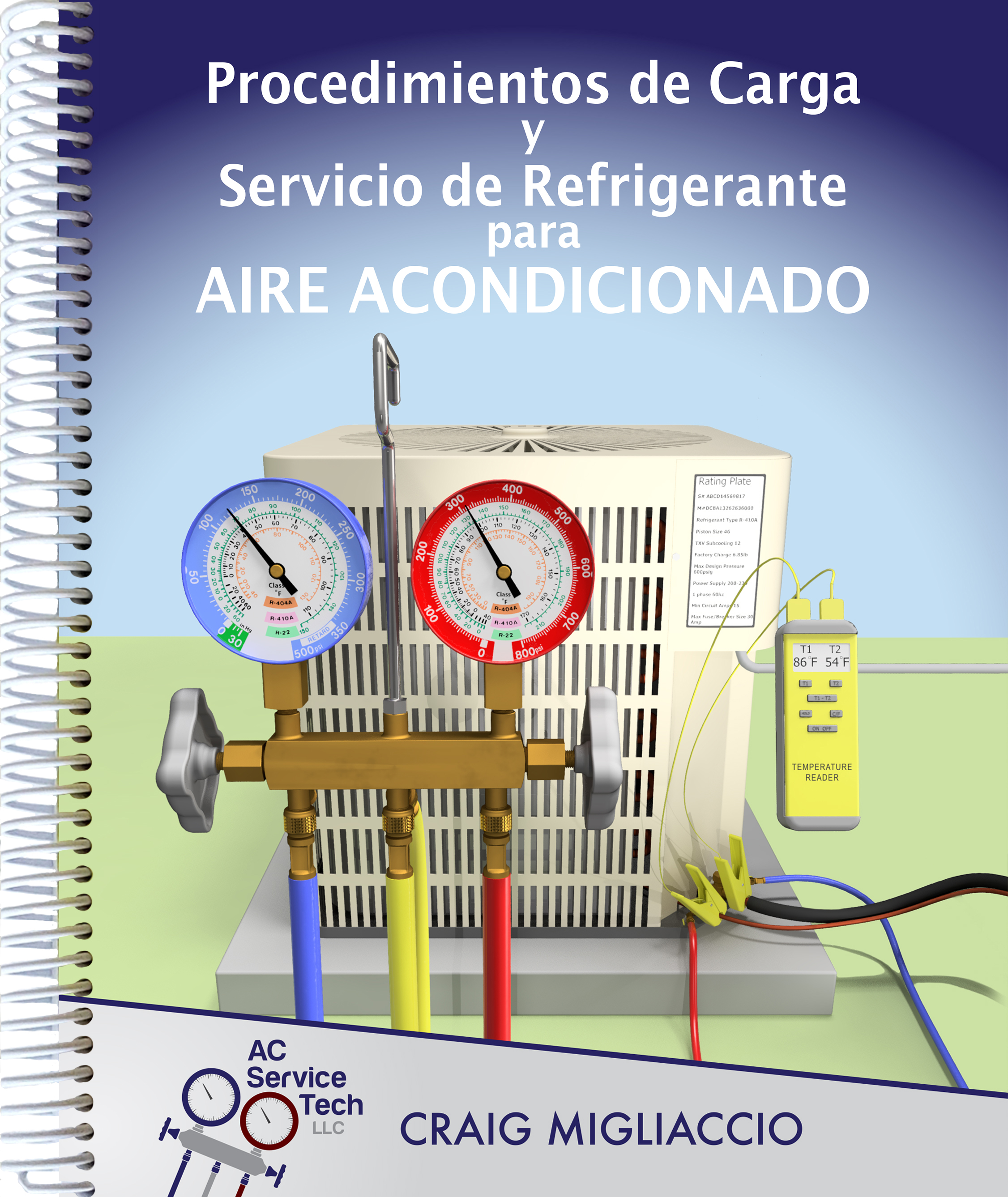 Procedimientos de Carga y Servicio de Refrigerante para Aire Acondicionado