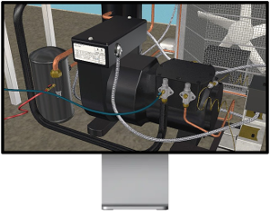 HVACR 3D Student Refrigeration System Inst & Service Online Course